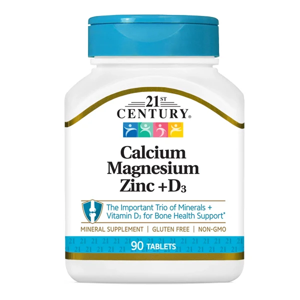 21st Century Cal Mag Zinc +d Tab 90's