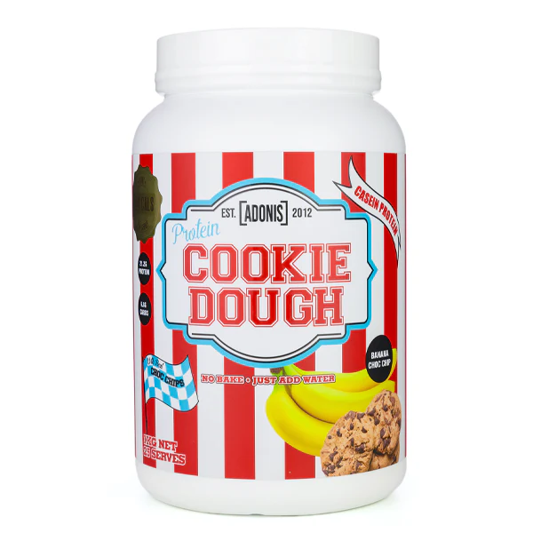 Adonis Protein Cookie Dough Banana Choco Chip 1 Kg - Nutritious Snack - Adonis