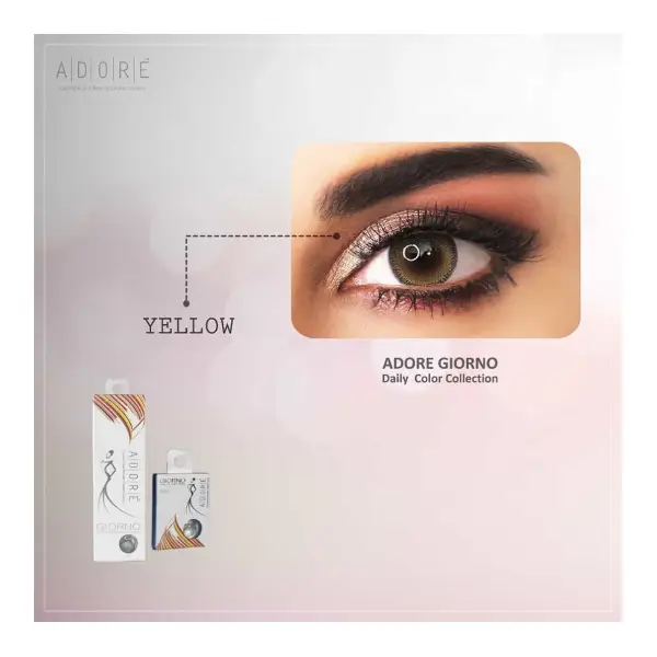 Adore Giorno Daily Color Lenses 2's Yellow