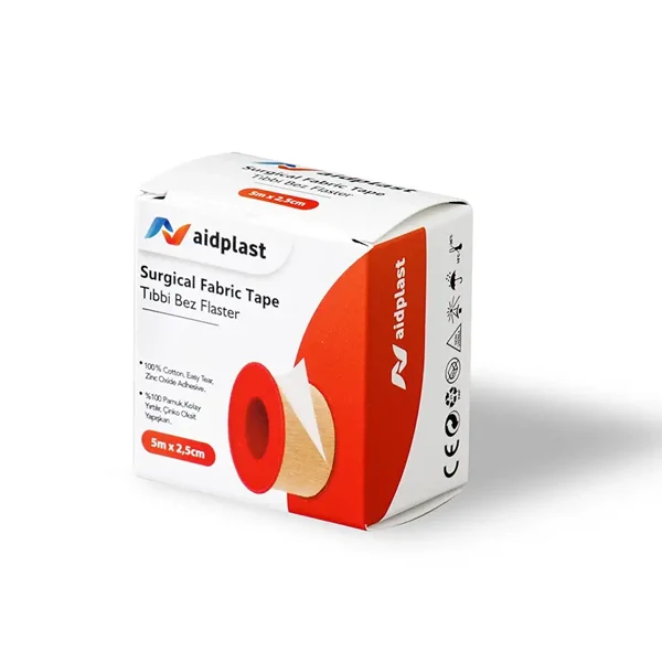 Aidplast Surgical Transparent Tape 5m X 2.5cm