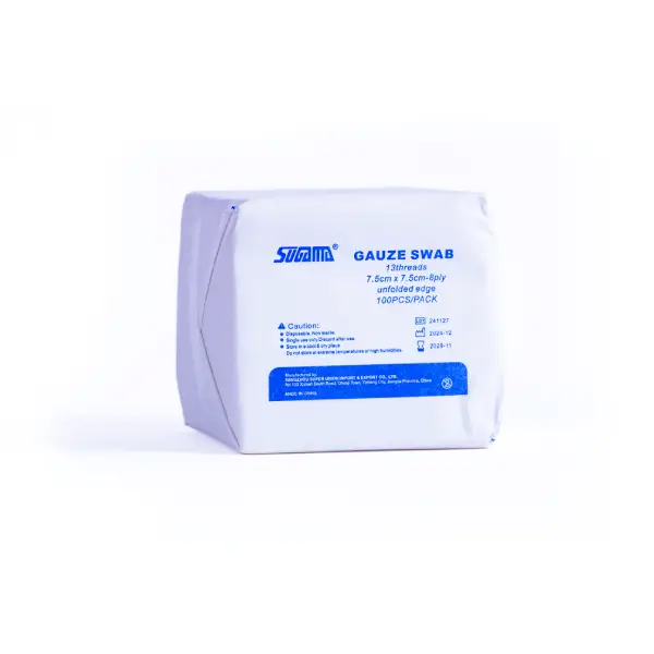 Almaha Sugama None Sterile Gauze Swab 8ply 7.5cmx7.5cm 100's