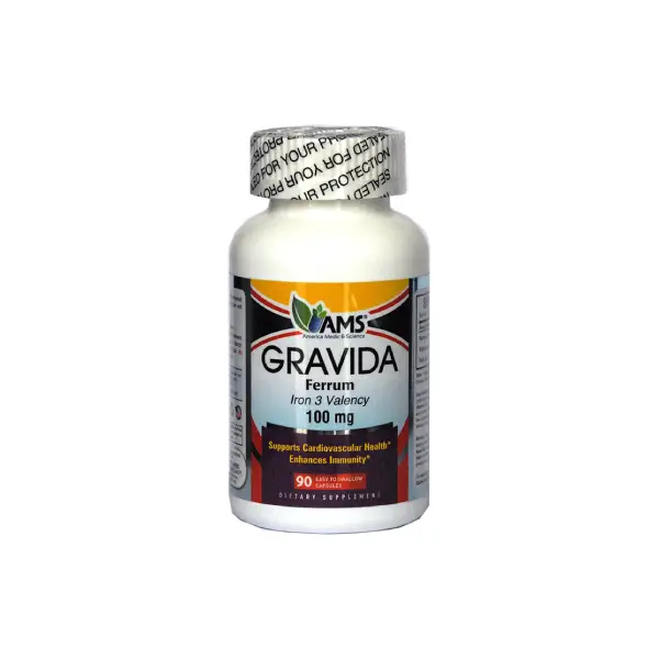 Ams Gravida Iron 100mg Capsules 90's