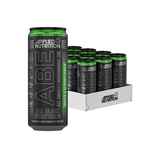 Applied Nutrition Abe Can Apple & Elder Flower 330 Ml 1 Pc - Refreshing Beverage - Applied Nutrition