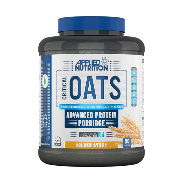 Applied Nutrition Critical Oats Golden Syrup 50 Servings - Nutritious Breakfast - Applied Nutrition