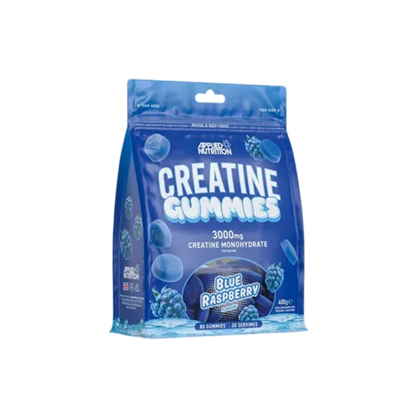 Applied Nutrition Creatine Gummies 3000mg Blue Raspberry 400g 80's