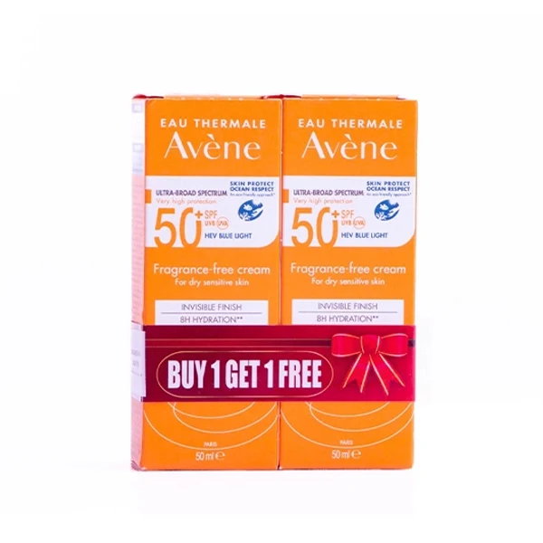Avene Cream 50+ Anti-oxidant Fragrance Free 50ml Promo 1+1