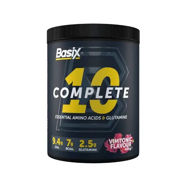 Basix Complete 10 Essential Amino Acid & Glutamine 405gm Vimtonic - Wellness - Basix