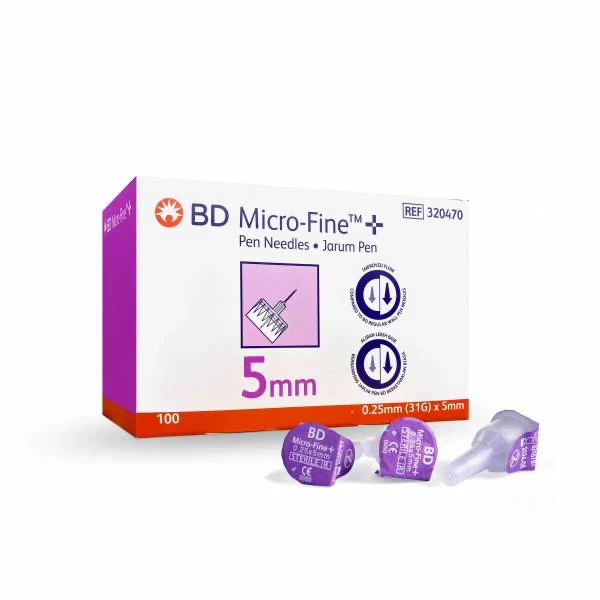 Bd Pen Needles 31g X 5mm 100's