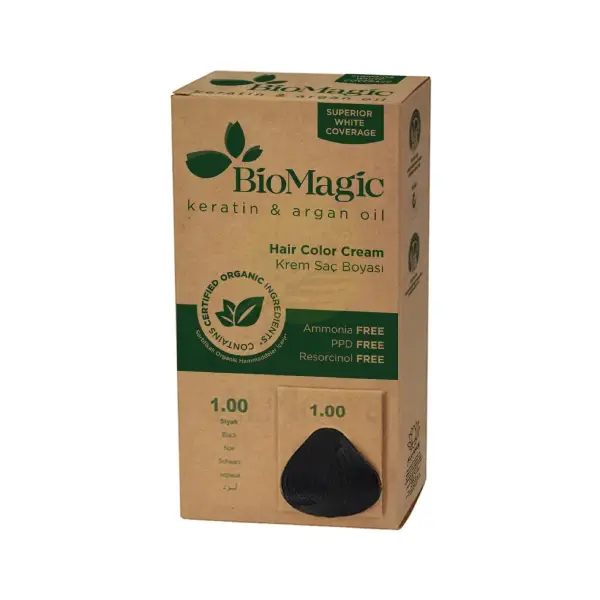 Biomagic Hair Color 1/00 Black