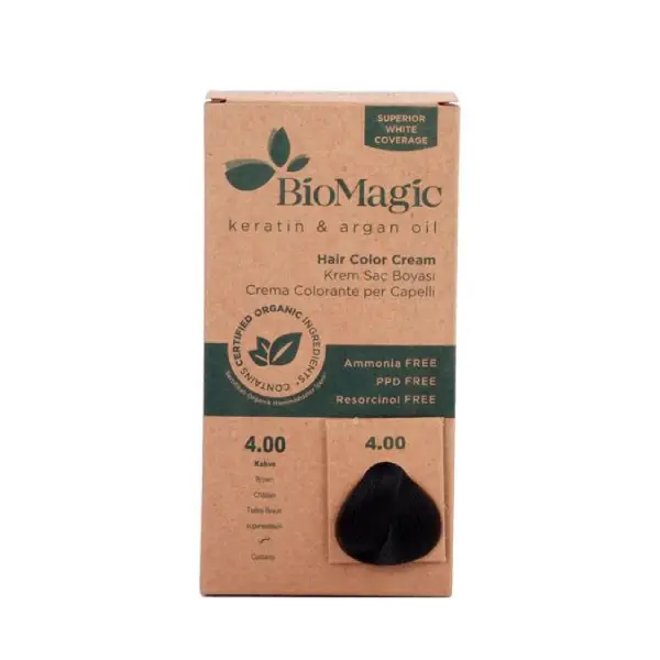 Biomagic Hair Color 4/00 Brown