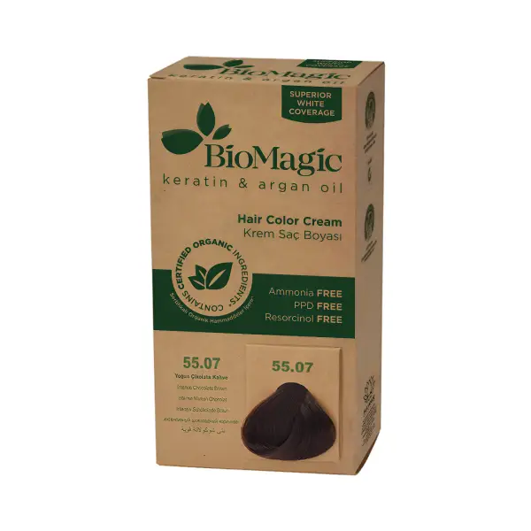Biomagic Hair Color 55/07 Intense Chocolate Brown