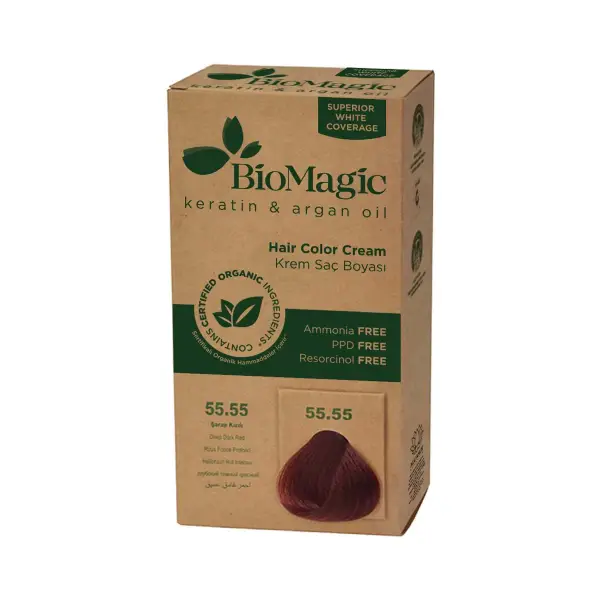 Biomagic Hair Color 55/55 Deep Dark Red
