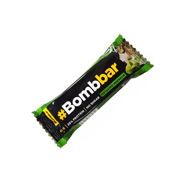 Bombbar Protein Bar No Sugar Pistachio Meringue 40g - Protein - Bombbar