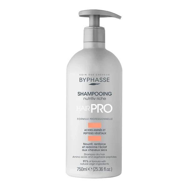 Byphasse Nutritive Rich Shampoo for Dry Hair 1 Litre