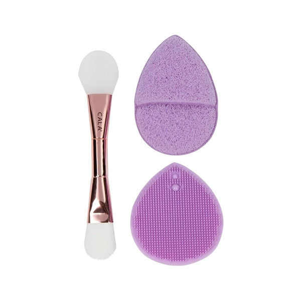 Cala Cleanse & Refresh Mask Brush Exfoliating Set