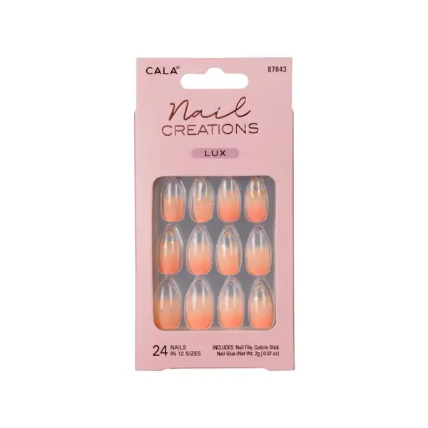 Cala Nail Creations Lux Stiletto Cheetah - 24pcs