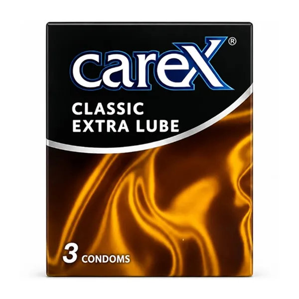 Carex Condoms Classic Extra Lube 3's