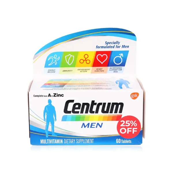 Centrum Men Tab 60s at 25 Off Promo - Wellness - Centrum