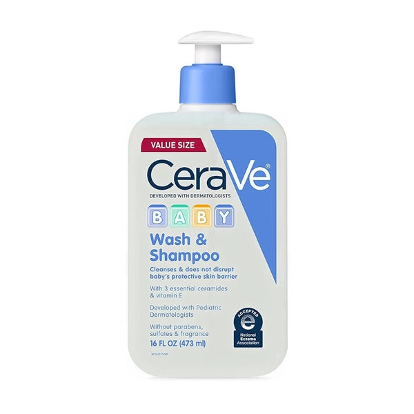 Cerave Baby Wash & Shampoo 473 Ml