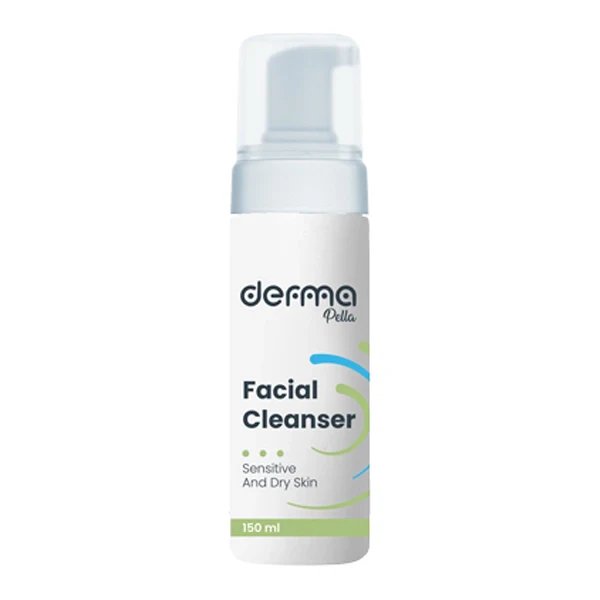 Derma Pella Facial Cleanser for Sensitive & Dry Skin 150 Ml