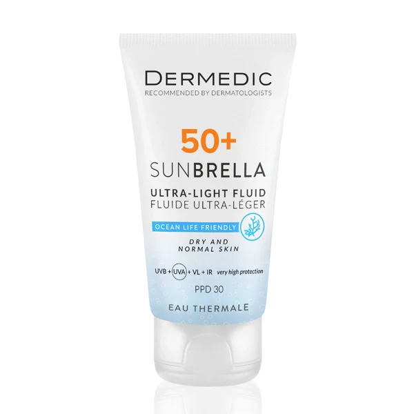 Dermedic Sunbrella Ultra-light Spf 50+ Fluid Dry and Normal Skin, 40 Ml