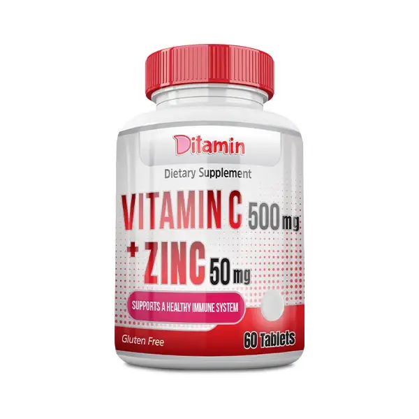 Ditamin Vitamin C+zinc Tab 60's