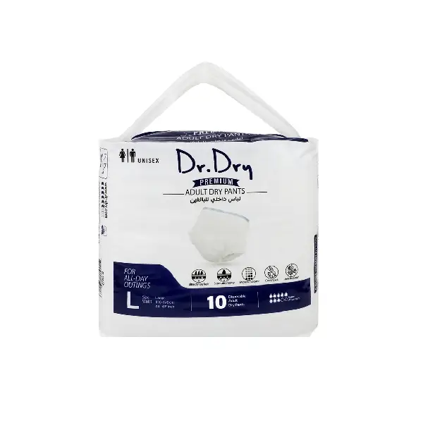 Dr. Dry Disposable Adult Pants (l) 10's