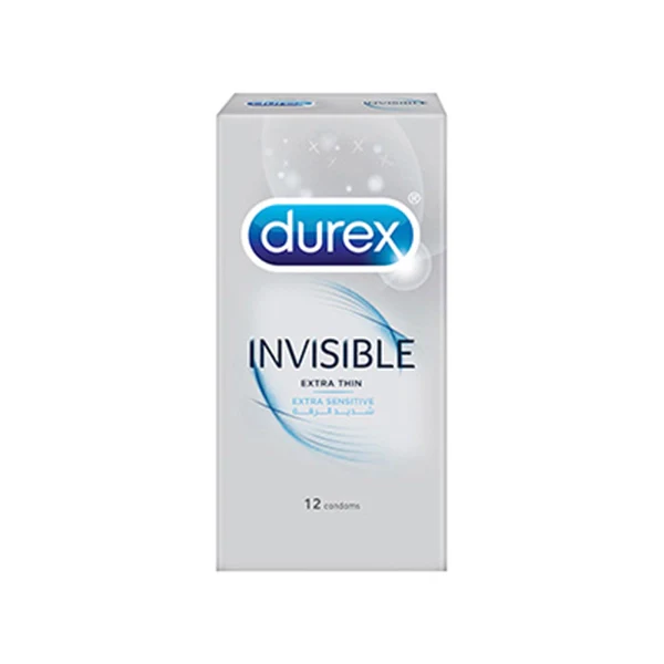Durex Invisible Extra Thin 12 Condoms