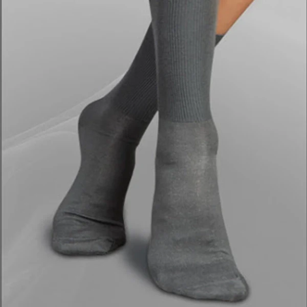 Eco Silver Diabetic Socks Dark Gray 35 - 38
