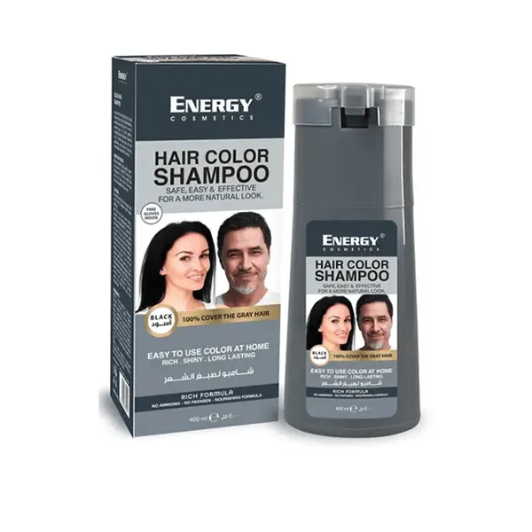 Energy Black Color Hair Shampoo 400