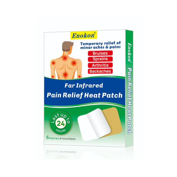 Enokon Pain Relief Heat Patch 8*12 Cm 6 Pcs