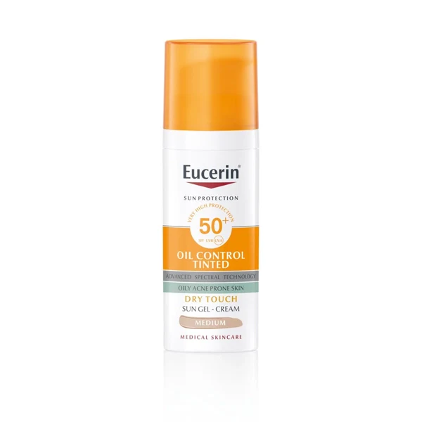 Eucerin Sun Face Cream Medium Tinted Spf 50+ 50ml