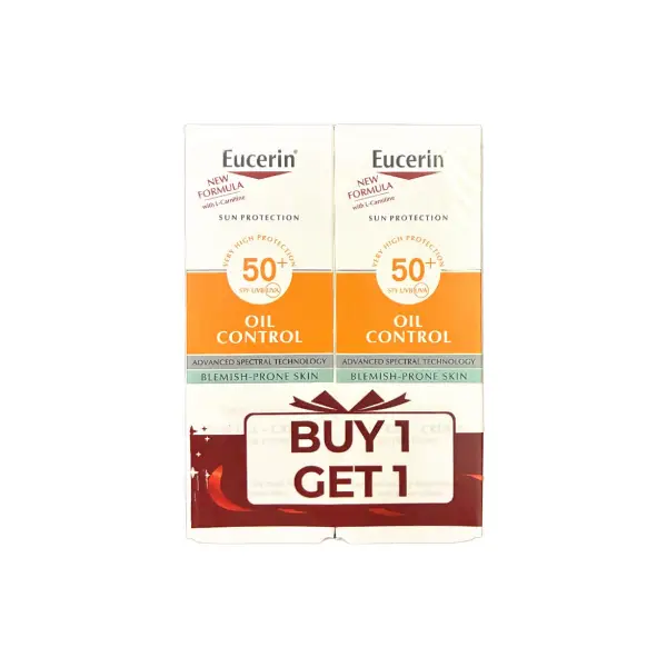 Eucerin Sun Oil Control Dry Touch Spf50+ 50ml 1+1 Promo