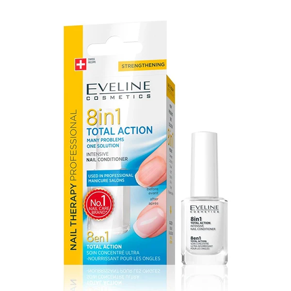 Eveline 8 in 1 Total Action Intensive Nail Conditioner 12ml