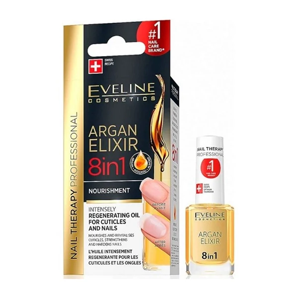 Eveline Argan Elixir for Cuticles & Nails 12ml