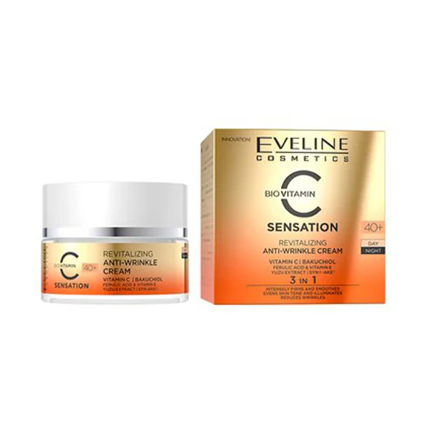 Eveline C Sensation Revitalising Day & Night Cream 40+ 50 Ml