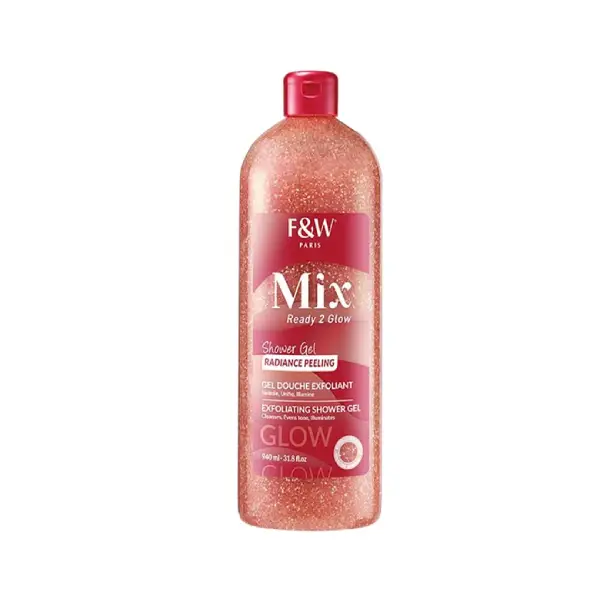 Fair & White Mix Ready 2 Glow Exfoliating Shower Gel 940ml