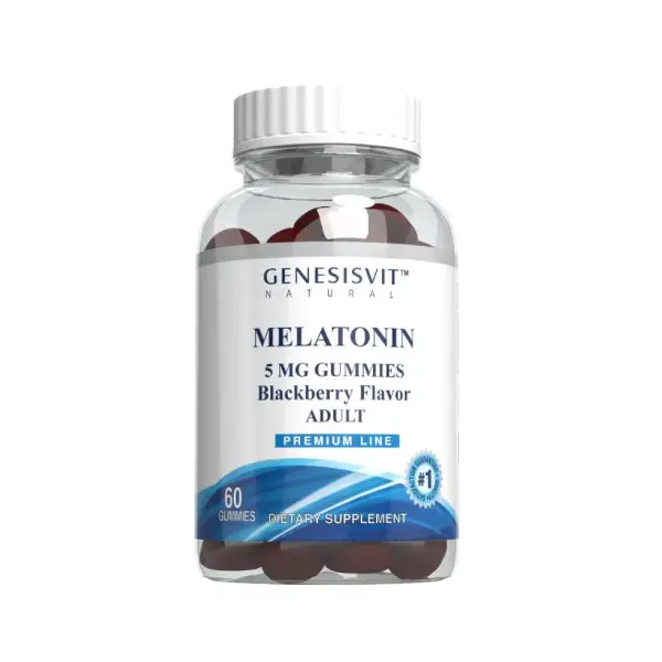 Genesisvit Melatonin 5mg Gummies Blackberry Flavor 60's