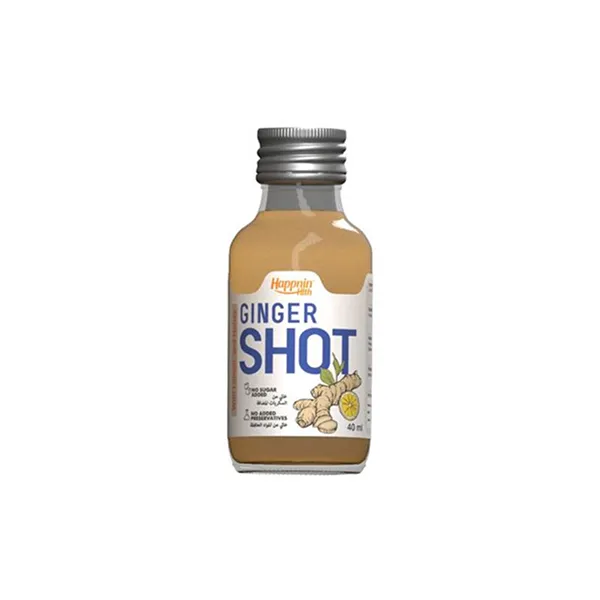 Happnin Hlth  Ginger Shot With Honey and Lemon 40ml