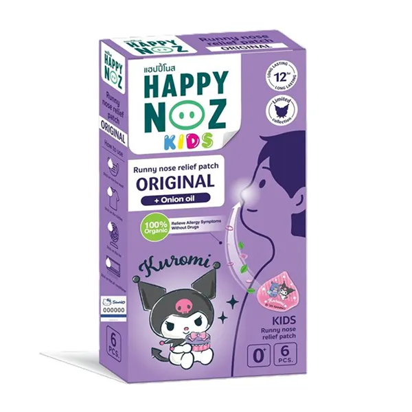 Happy Noz Original Kids Patch 6's - Kuromi Collection