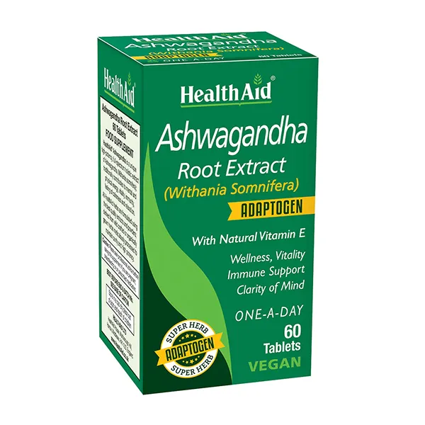 Health Aid Ashwagandtha Root Extract Tab 60's