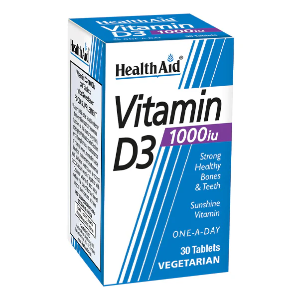 Health Aid Vitamin D3 1000 Iu 30 Tab