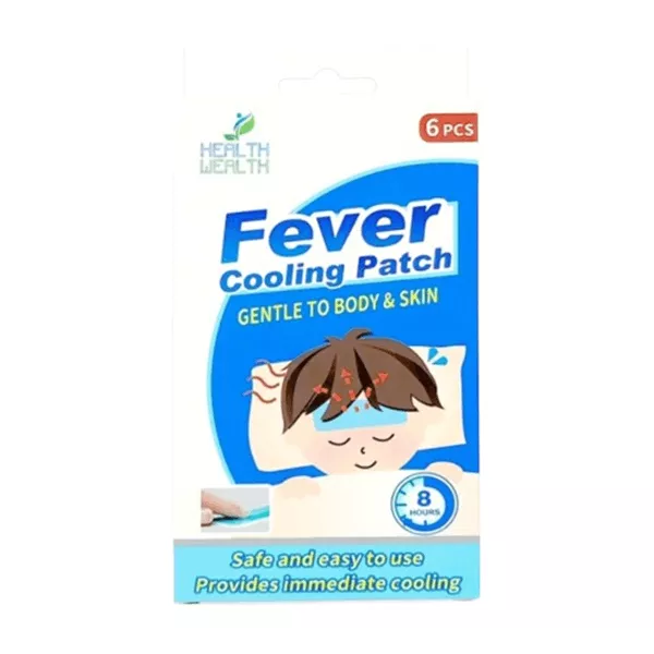 Health Wealth Fever Cooling Patch 5x12cm 6's