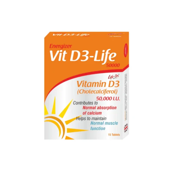 Life on Vitamin D3 50000iu 15 Tab