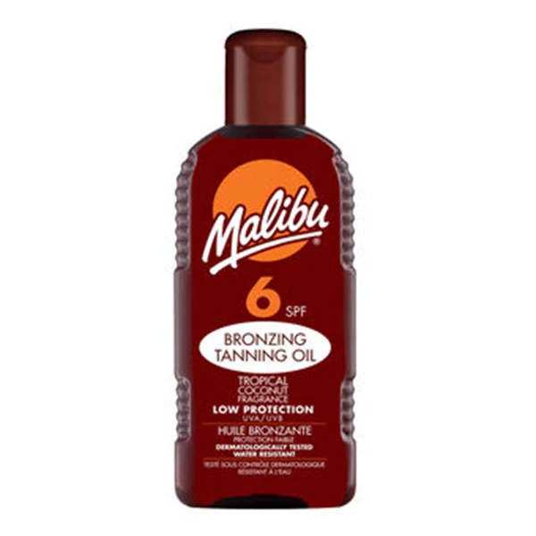 Malibu Bronzing Tan Oil Spf 6 200ml
