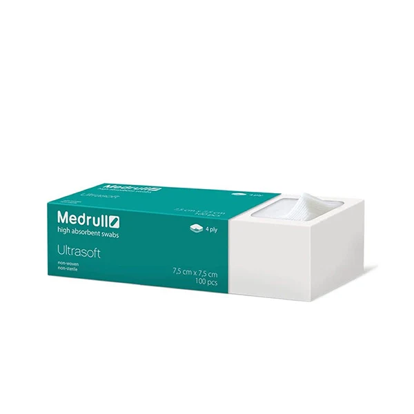 Medrull Gauze Swabs 7.5*7.5 Cm 5 Pcs