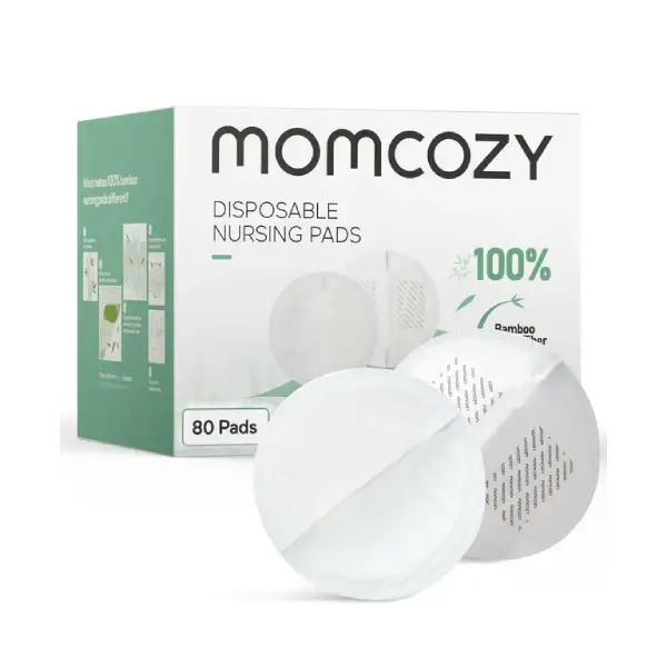 Momcozy Bamboo Fiber Disposable Nursing Pads 80's