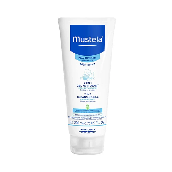 Mustela 2 in 1 Hair & Body Cleansing Gel 200ml