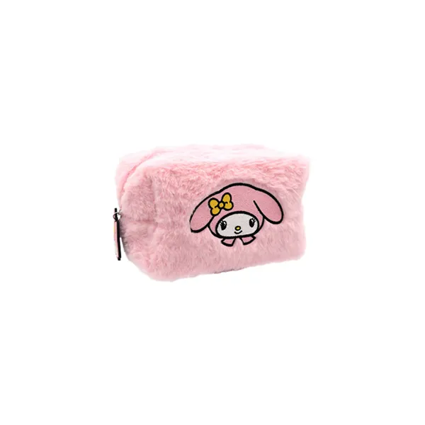 My Melody Plush Pouch & Charm-12