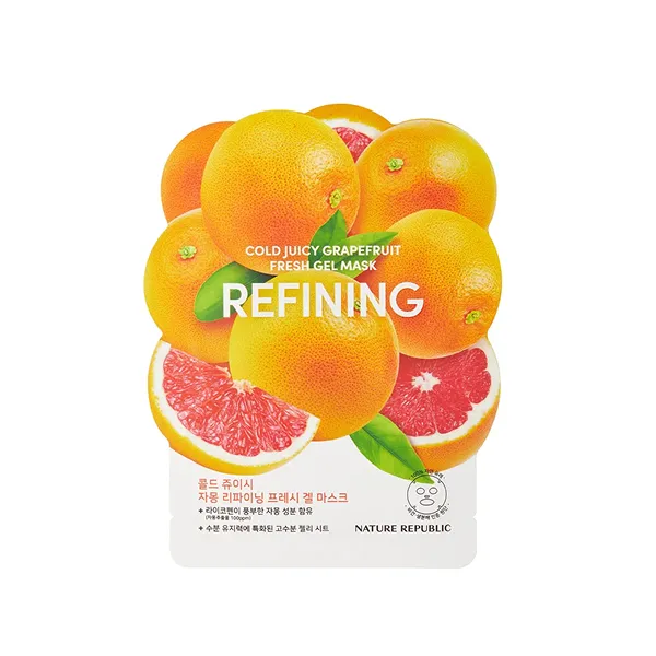 Nature Republic Cold Juicy Grapefruit Refining Fresh Gel Mask